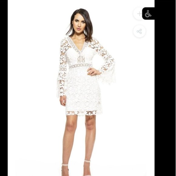 Alexia Admor Lace Overlay Dress - Picture 6 of 6